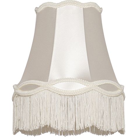 Stofflampenschirm creme 30 cm - Oma (1/4)