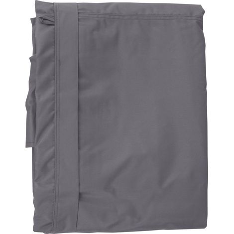 [NON UTILIZZATO] Telo di ricambio copertura tetto per gazebo HHG-358 poliestere 300x370cm grigio