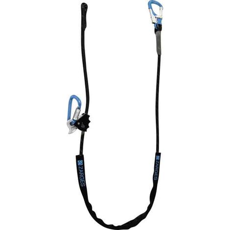 Zarges Fall Protection Verbindungsmittel Axic-WP für die Positionierung und Sicherung an Arbeitsplätzen in der Höhe Snap hook Tri-Lock Länge 2,0m