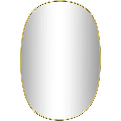 Miroir mural Doré 60x40 cm