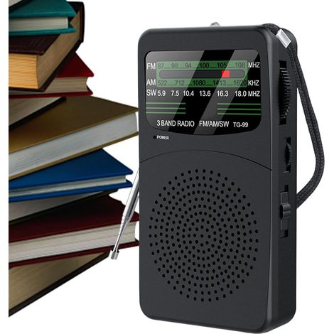 Radio De Poche Antenne Haute Sensibilité Support Toutes Bandes (1/5)