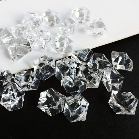 Pierres Acryliques Transparentes - Décor Vase Centre de Table Mariage Filleurs de Vase 50 Pièces (1/5)