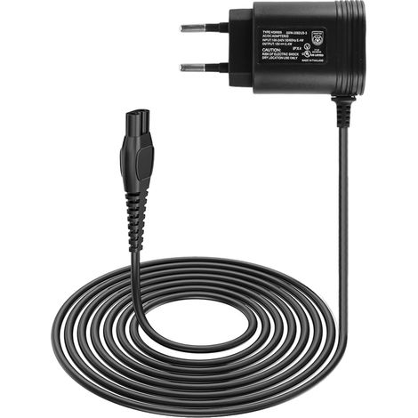 Chargeur Tondeuse Rasoir 15V HQ8505 Compatibilité avec HQ8505 HQ560 HQ586 HQ568 HQ6 HQ7 HQ8 HQ9 PT7 RQ3 AT Série QC5115 QC5120 QC5125 Adaptateur Alimentation, Tondeuse Barbe D'alimentation Chargeur
