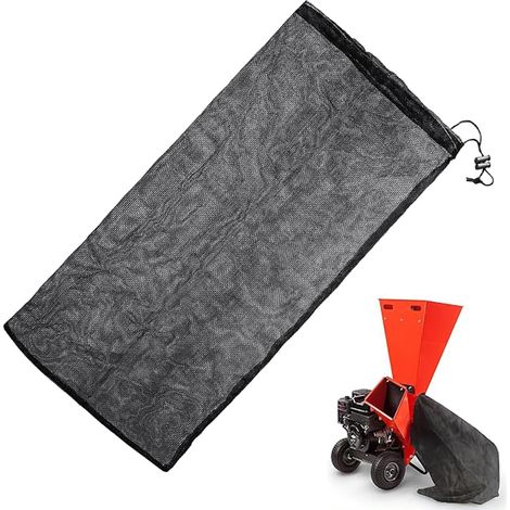 Sac de collecte universel pour broyeur de branches, 24 x 48 pouces, convient aux broyeurs de branches, aux déchiqueteuses et aux broyeurs de feuilles. (1/5)