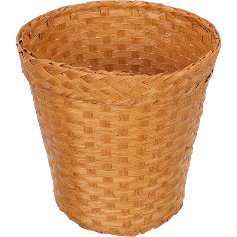 de rangement moderne en fibres naturelles tressées sans (1/5)