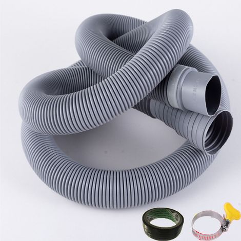 Tuyau d'évacuation pour lave-linge, rallonge de 2 m pour lave-linge et lave-vaisselle.-AquaForge (1/5)
