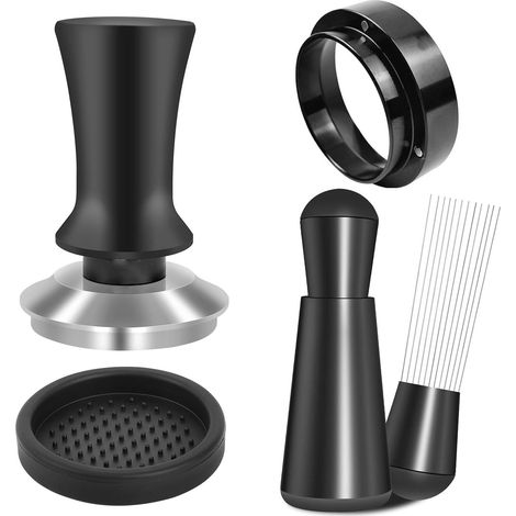 51-mm-Espresso-Zubehörset – Edelstahl-Kaffeetamper – federbelasteter Kalibriertamper – WDT-Werkzeug und Trichterset (1/5)