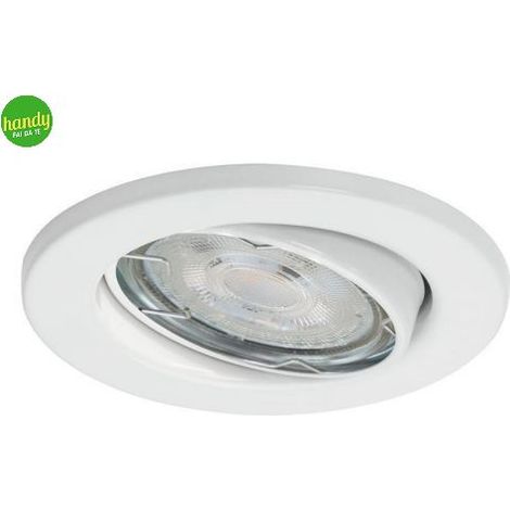 Faretto Sten Incasso Orientabile Briloner Ø8,6cm GU10 Bianco