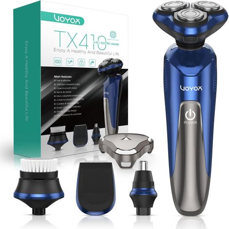 Rasoir Électriques Hommes, Têtes Flottantes 3D Rasoir Barbe Homme (1/5)