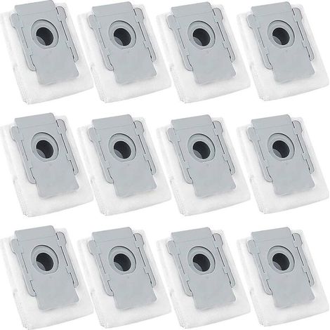 CREA Lot de 12 sacs d'élimination automatique de la saleté à base propre Irobot Roomba I7, etc.