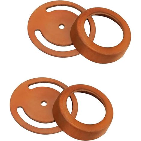 Piezas de repuesto para bombas de jarra, válvulas de fondo y vasos de cuero para bombas manuales para mantenimiento de reparación (1/5)