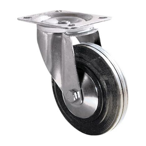 Roulette industrielle Pivotante Guitel Hervieu, Acier galvanisé, Ø 160mm, 175kg ( Prix pour 1 )