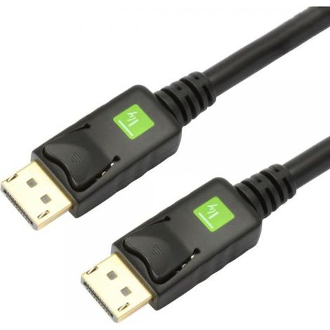 Techly Cavo Audio/Video DisplayPort M/M  0,5 m Nero (1/4)