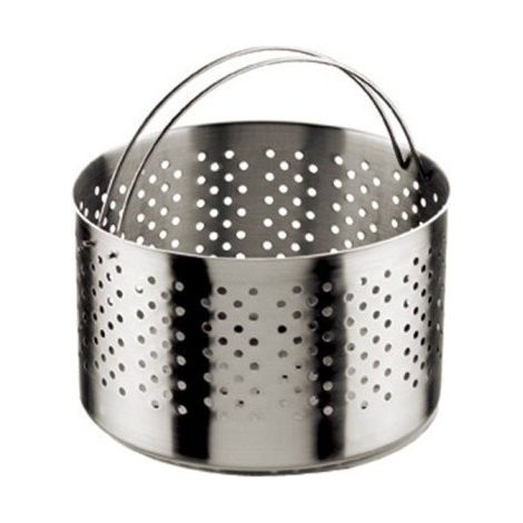 Cestillo Cocina Alto 21Cmø Perforado-Colador Para Olla Inox Inoxibar