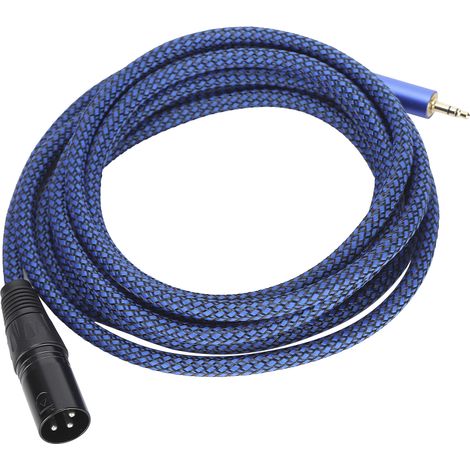 Câble de signal symétrique JORINDO XLR mâle vers jack 3,5 mm, câble de connexion microphone XLR vers jack 3,5 mm JD6045-3M (1/5)