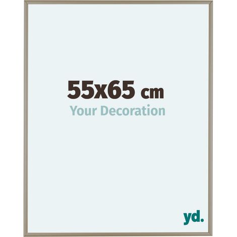 yd. - Cadre photo 55x65 - Champagne - Aluminium - Kent