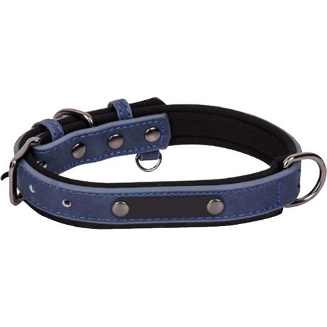 Collier Pour Chien - Cuir PU Motif Crocodile - Plaque D'identification Personnalisable - Pour Chiens Petits À Moyens - 1 Pièce (1/5)