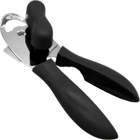Ouvre-boîte manuel, ouvre-boîte professionnel 4 en 1 en acier inoxydable, sécurité alimentaire, coupe ultra-tranchante, bords lisses. (1/5)