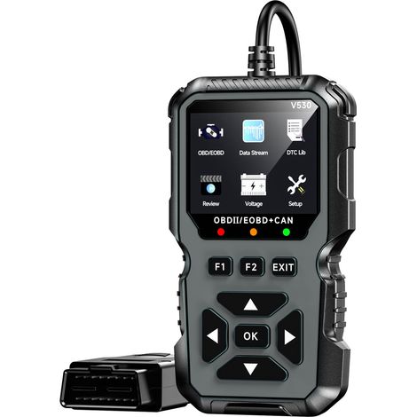 Lecteur de codes OBD2, diagnostic de pannes, scanner multifonction pour effacer les codes d'erreur, effacement du témoin de panne automobile (1/5)