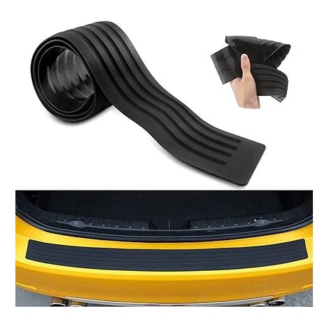 Protection Pare Choc Voiture Arriere, Protection Universel Seuil de Porte Bande Autocollante Voiture Nior Voiture/SUV (90CM/35.4Inch) (1/5)
