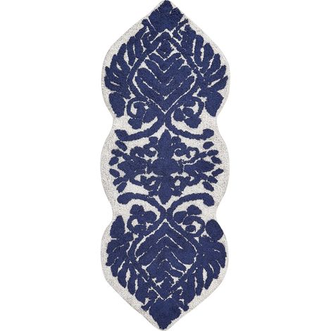 Badematte CANBAR Marineblau 150 x 60 cm Baumwolle