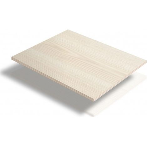 Pannello Multistrato Pioppo impiallacciato Frassino Naturale mm 8x3050x1300