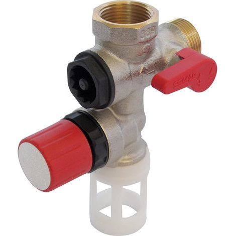 Comap – Groupe de sécurité 889 laiton standard droit pour chauffe-eau – Filetage 20x27 ou 3/4" – Pression PN10 – S600010 (1/3)