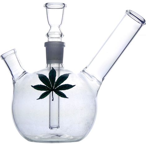 Bong de cristal con embrague de 16 cm