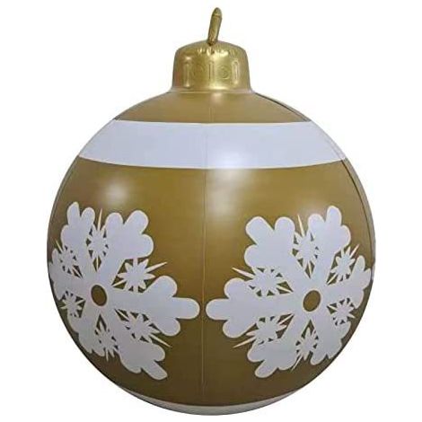 Boule de Noël gonflable en PVC – Décoration de Noël gonflable pour usage extérieur (1)