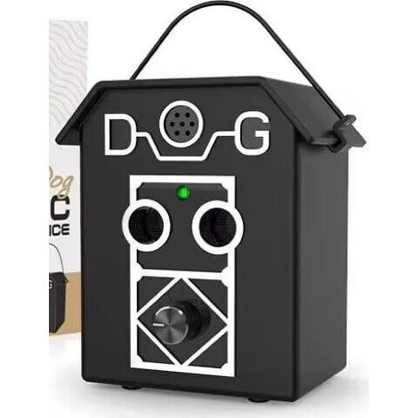 Dispositif anti-aboiement automatique 15m – 3 niveaux de sensibilité – Ultrasonique étanche pour chiens – Apprentissage des chiots