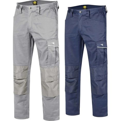 Pantaloni estivi da lavoro Diadora Utility ROCK - L - Grigio