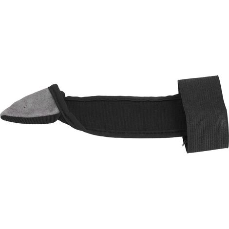 Gant noir doigt, manchon de protection pour réparation auto moto bateau, doigtier sans couture (1/5)