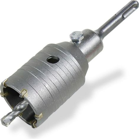 Sega a tazza per mattoni da 50 mm, sega a tazza per calcestruzzo, punta da trapano 8x110 mm con adattatore SDS plus per muratura e calcestruzzo