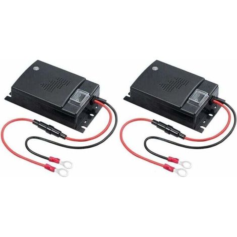2X Répulsif à ultrasons Répulsif Automatique à ultrasons pour Animaux/Souris/Rats, Contrôle antiparasitaire Automatique 12V Véhicule de défense Contre Les rongeurs Protection des véhicules-DOU (1/4)