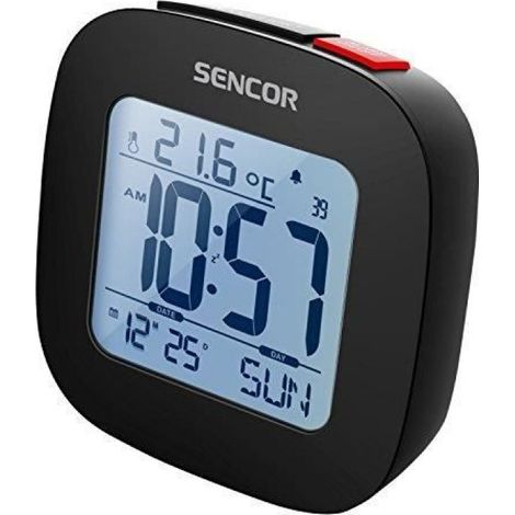 Réveil numérique - - SDC1200W - Thermomètre - Rétroéclairé - Radio FM