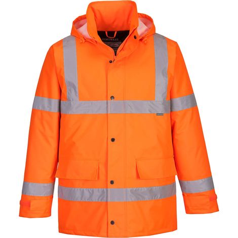 Chaqueta de alta visibilidad Winter Traffic / Naranja / M