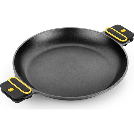 Poêle Paella Bra Daily Pro ø36cm Fonte Alu, Antiadhésif Triple Couche, ø36 Cm - Bra