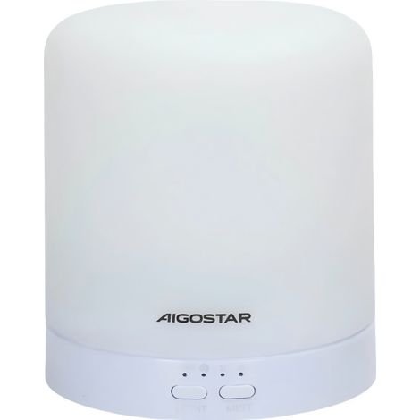 Diffuseur d'arômes Aigostar 5W 120ml, humidificateur ultrasonique avec veilleuse, diffuseur d'huiles essentielles silencieux pour la maison et la chambre