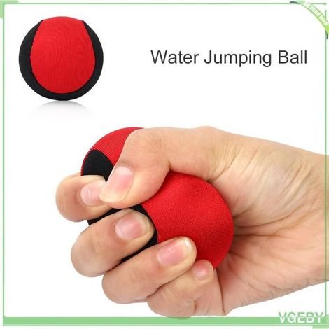 Balle rebondissante d'eau - FAF EICY - 5,5 cm - Noir/rouge - Enfant mixte - Léger, non toxique (1/5)