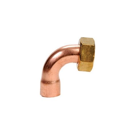 CURVA RAME 90  ° CON DADO GIREVOLE- 3/4 x 16- IBP- pezzi 1