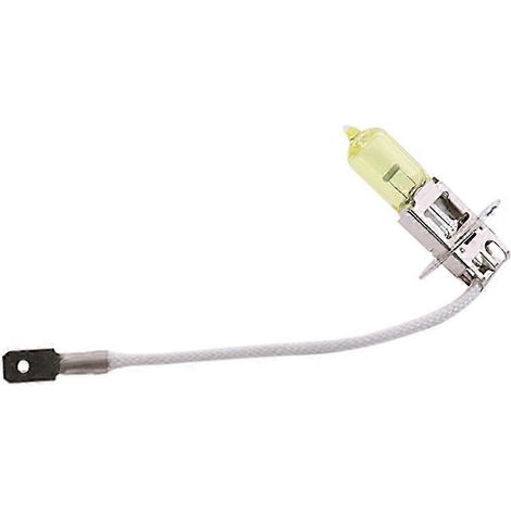 Lot de 10 ampoules halogènes pour feux antibrouillard de voiture, 12 V CC, H3, 100 W, jaunes, édition 0708