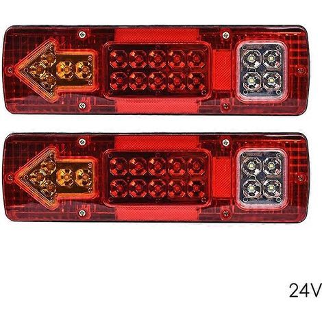 Feu arrière de frein et de recul LED extra-lumineux et compact, pièce de voiture (1/5)