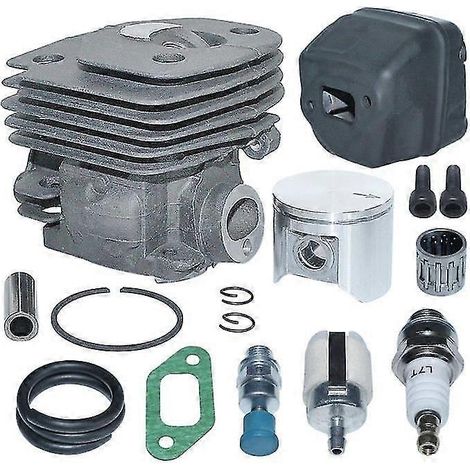 Silencieux d'échappement pour piston de cylindre compatible Husqvarna 357 359, 47 mm, référence 503917601 (1/3)