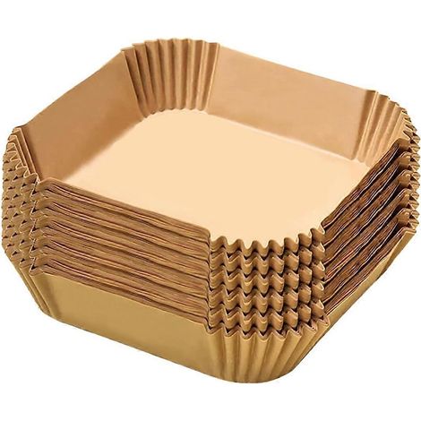 Sacs de cuisson jetables pour friteuse à air, pour friteuse à air de 5 à 8 litres, antiadhésifs et imperméables. (1/5)