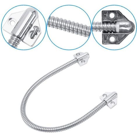Lntyq Gaine de protection flexible pour câble de porte blindé avec extrémités 400 mm x 11,2 mm Blanc (1/5)