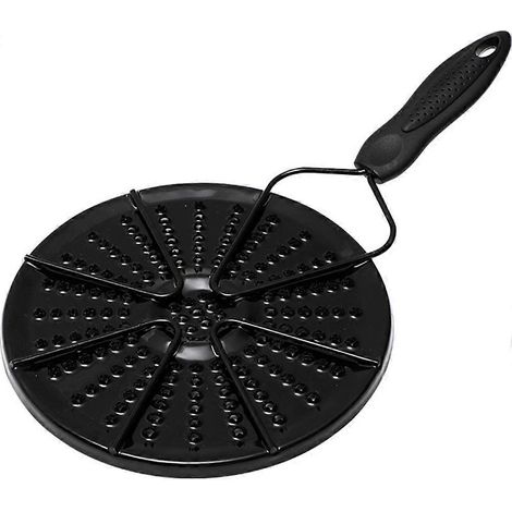 Plaque de diffusion de chaleur pour cuisinière à gaz, réducteur de flamme, anneau de mijotage, distributeur de chaleur pour une cuisson uniforme. (1/5)