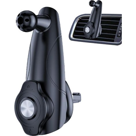Nouveau support de téléphone portable réglable avec sortie d'air, accessoire de base rotatif, support de voiture à extension, pince