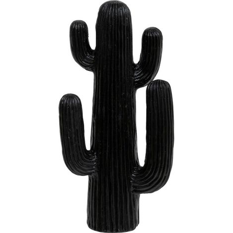 Cactus Déco 4 Branches "Rodrigo" 38cm Noir