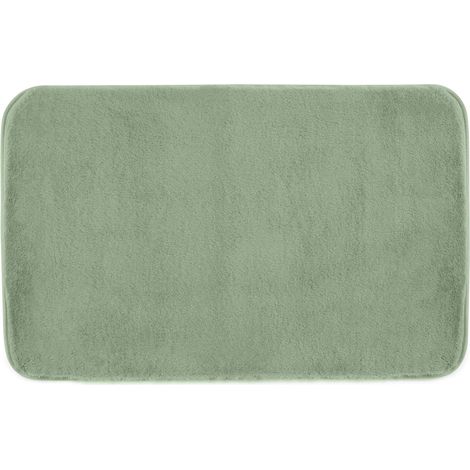 Tapis De Bain Antidérapant Vert Sauge 100X60 Cm  Fresia