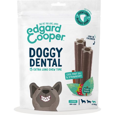 EDGARD & COOPER DOGGY DENTAL - MENTA E FRAGOLA - PICCOLO - 7 B TONNETS ITDOGDENTALMINTSTRAWBERRYS